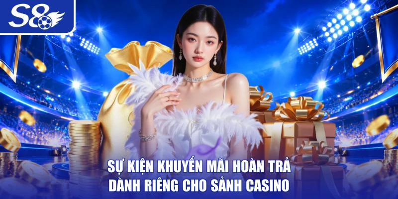 Sự kiện khuyến mãi hoàn trả dành riêng cho sảnh casino